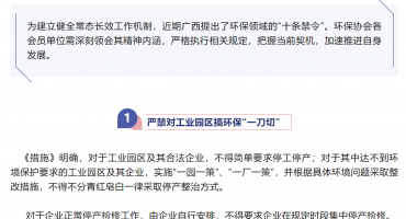 廣西出臺環(huán)保“十條嚴(yán)禁” 嚴(yán)防借環(huán)保之名“一刀切”